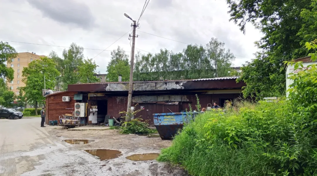 24 июня в Егорьевске сгорел продовольственный магазин