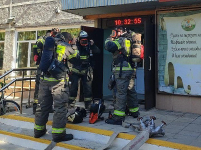 Пожарные Коломны отработали эвакуацию и тушение пожара в школе