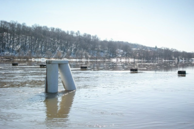 В реках Коломны продолжается подъём воды