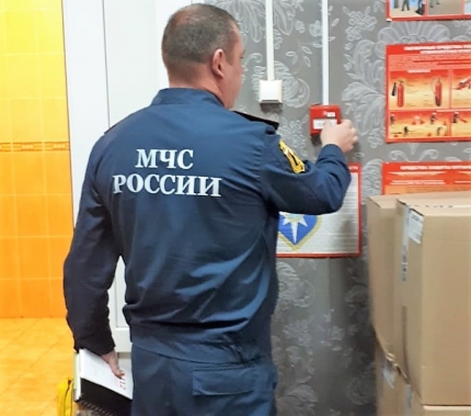 В Егорьевском доме-интернате для престарелых и инвалидов провели учебную эвакуацию