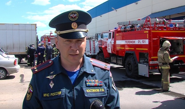 В Коломне прошли тренировочные пожарно-тактические учения 