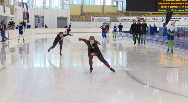 В Коломне снова прошло конькобежное первенство