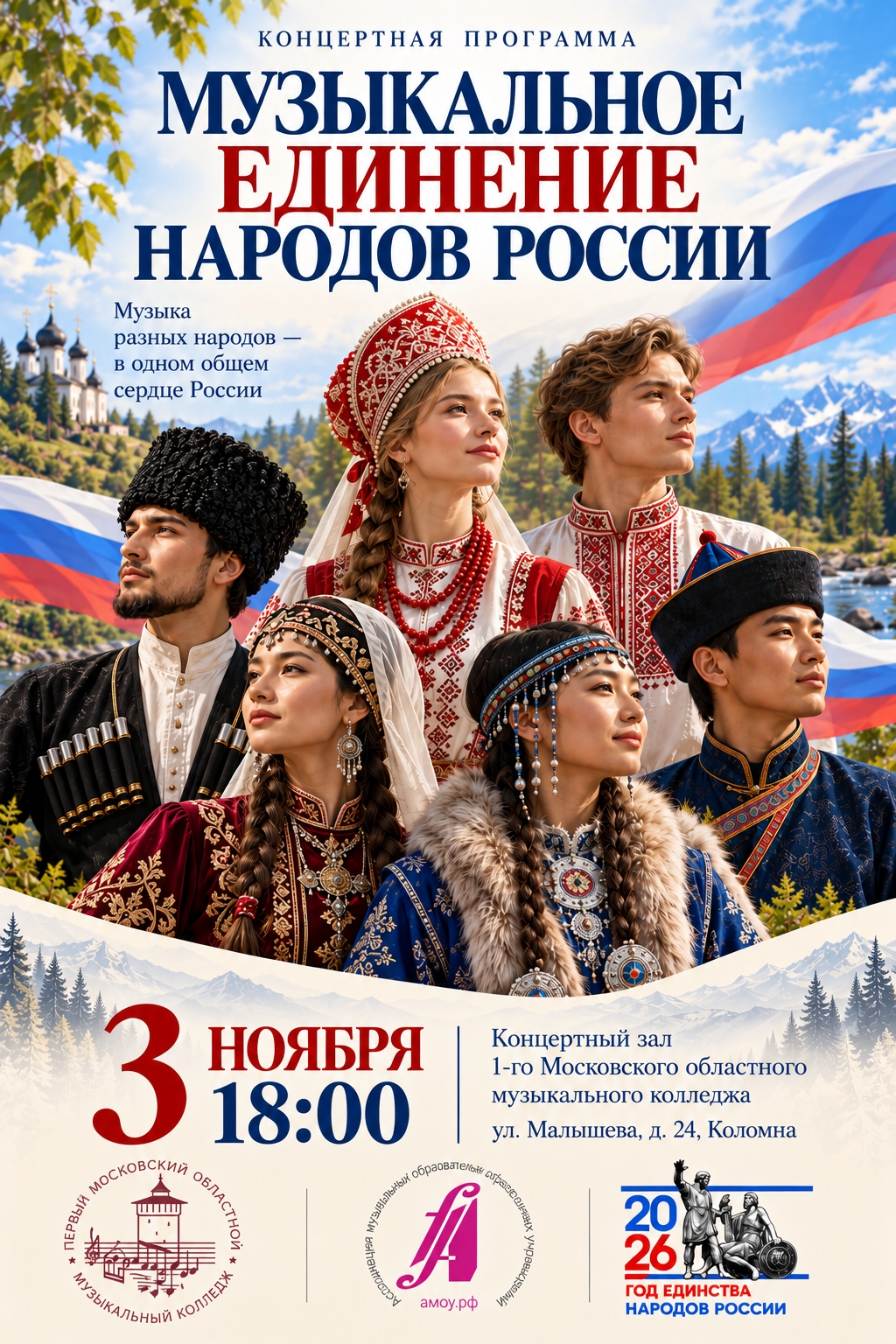 Концерт "Музыкальное единение народов России"