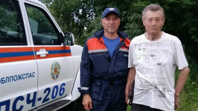 28 июля, работники поисково-спасательного поста Мособлпожспаса нашли и вывели из леса мужчину