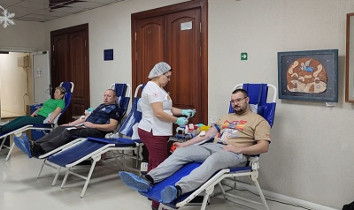 Жители Луховиц массово сдали кровь