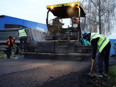 До конца ноября в Новлянском закончится ремонт асфальта