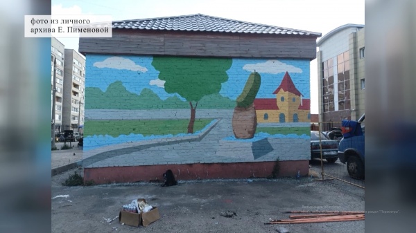 Кирпичное здание в Луховихах заиграло новыми красками