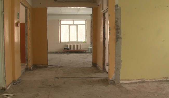 В Луховицах ремонтируют здание бывшего лицея