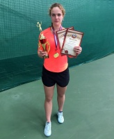 Теннисистка Елизавета Волкова завоевала "золото" на турнире в Мордовии