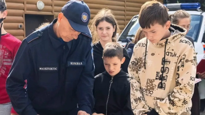 Спасатели провели урок безопасности для детей в лагере городского округа Коломна