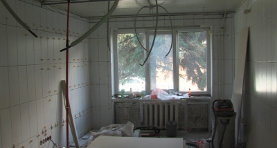 В Луховицах продолжается ремонт амбулатории &quot;Северной&quot;