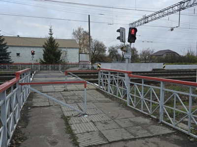 На железнодорожной станции в Коломне установили &quot;лабиринт безопасности&quot;