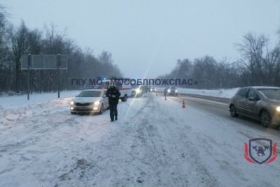 В Луховицах столкнулись сразу 5 автомобилей 
