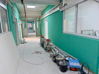 В Егорьевской больнице обновляют палаты отделения анестезиологии-реанимации 