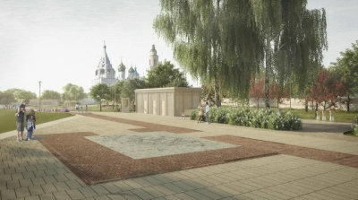 Гранитную карту кремля с подогревом обустроят в коломенском сквере Блюдечко