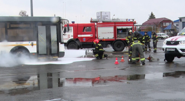 Межведомственные учения экстренных служб прошли в Коломне