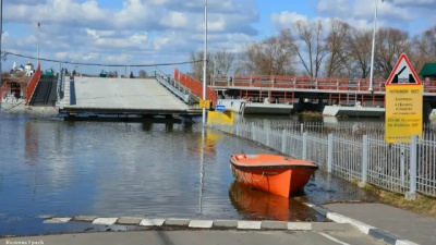 Ещё один мост разведут в Коломне из-за весеннего половодья