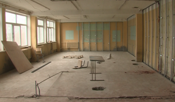 Луховицкая школа №2 отремонтирована на 20 процентов