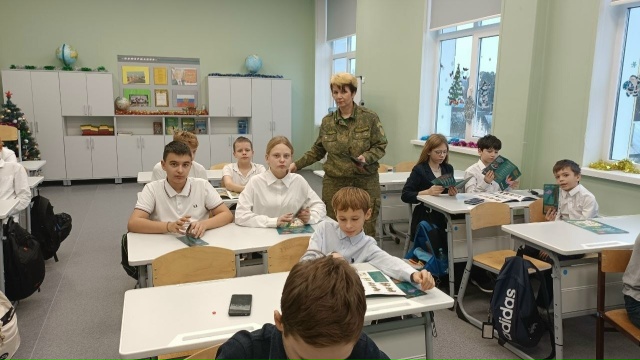 В Песковской школе состоялось познавательное мероприятие