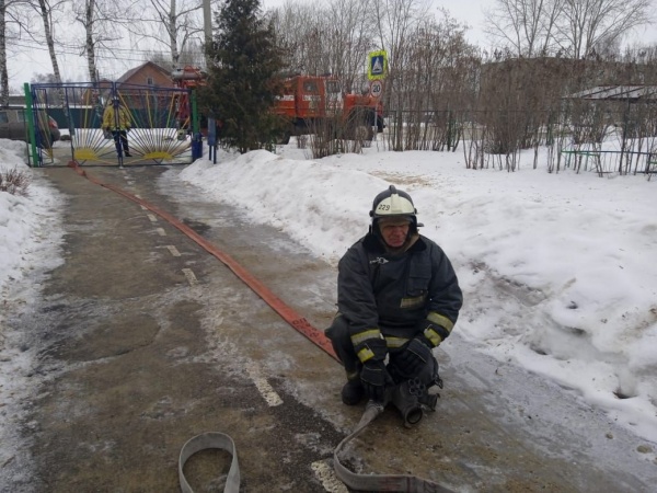 Условный пожар в детском саду ликвидировали в Луховицах