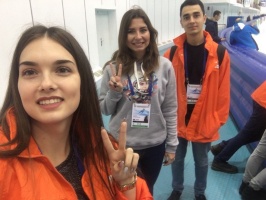 Волонтеры ГСГУ работали на чемпионате Европы по конькобежному спорту