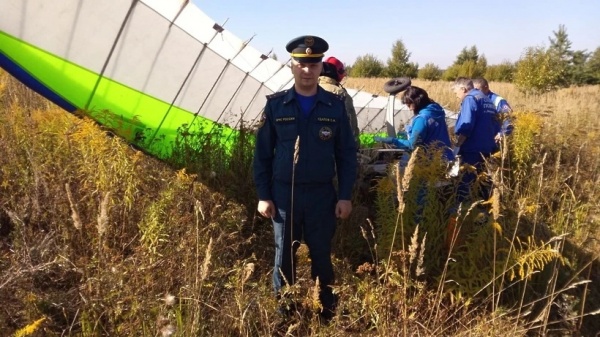 Мотодельтаплан упал в городском округе Воскресенск