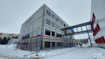 В Коломне продолжается строительство нового четырёхэтажного корпуса школы № 14
