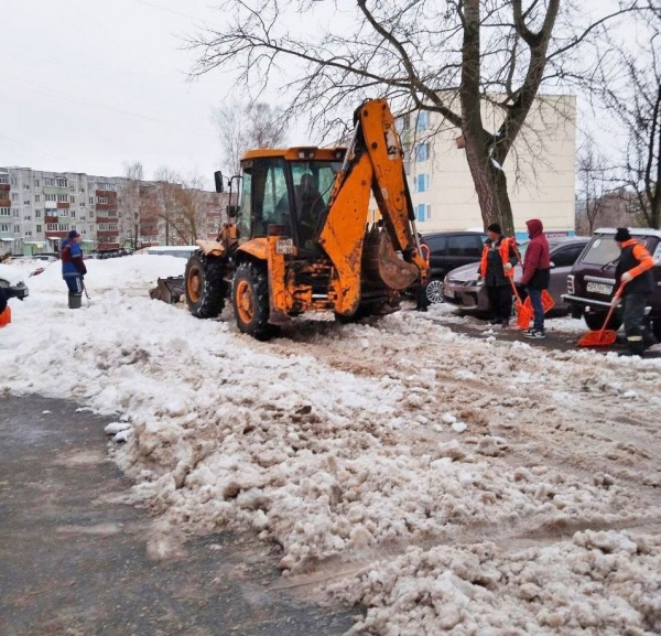 Где сегодня убирают снег в городском округе Коломна