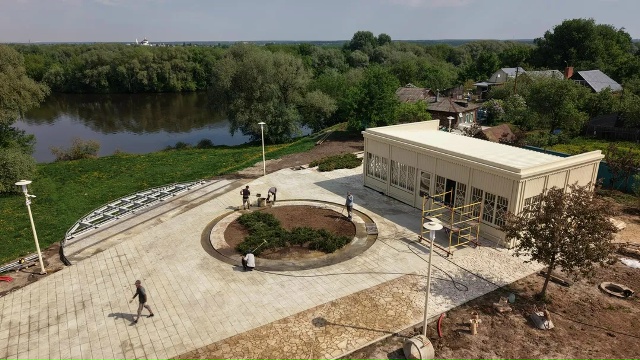Со смотровой на "Блюдечке" откроют обзор на Бобренев монастырь