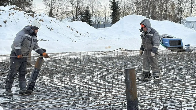 Фундамент нового детского сада закладывают на улице Калинина в Озёрах