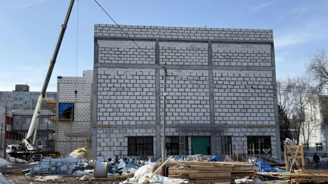 В Коломне продолжается строительство учебно-воспитательного комплекса 