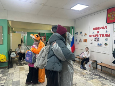 День объятий от Воскресенских волонтёров  