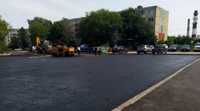 Масштабные работы по обустройству дворов идут в Егорьевске