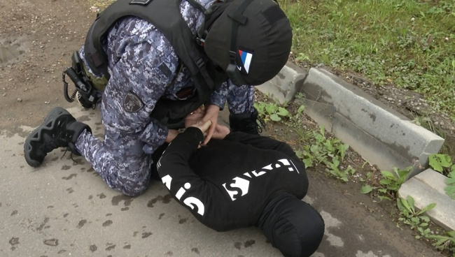 Антитеррористические учения на промышленном объекте