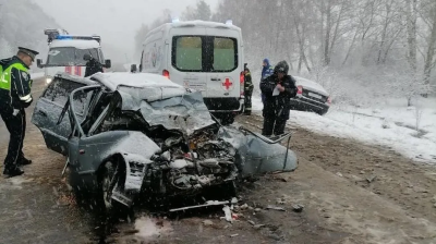 Столкновение грузовика и легковушки произошло на дороге Зарайск – Луховицы