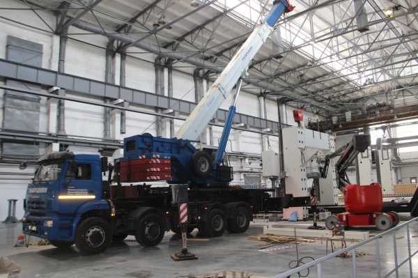 На Коломенском заводе идёт реконструкция седьмого пролета механического цеха №10