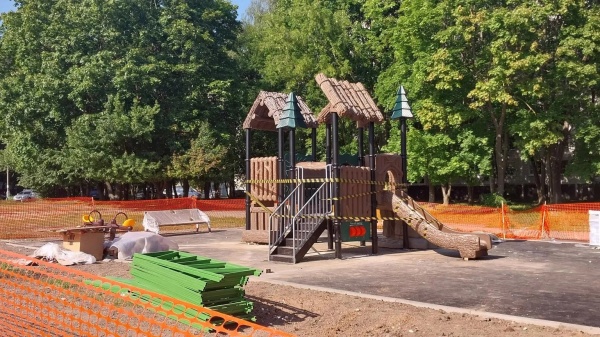 На улице Весенней скоро откроется новая детская площадка