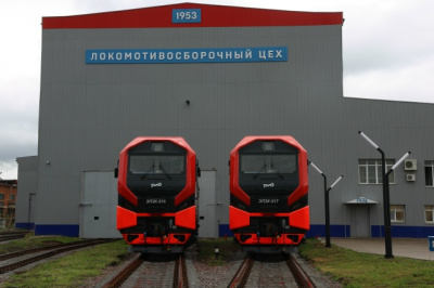 Коломенский завод отправил на Октябрьскую железную дорогу два электровоза