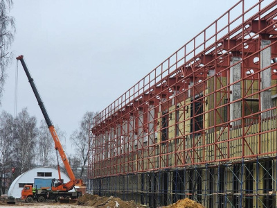 Стадион "Спартак" в Луховицах готов на  60%