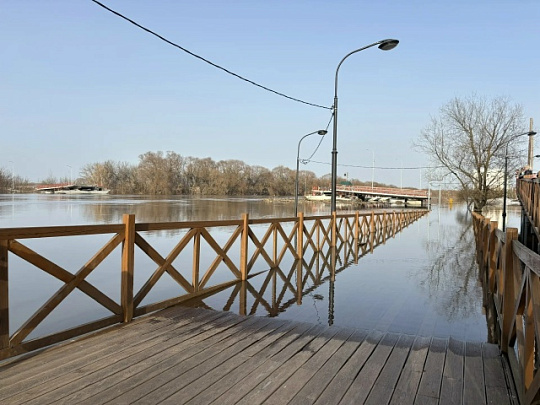 ️В реках Коломны фиксируется устойчивый рост уровня воды