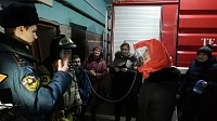 В егорьевской пожарной части побывали дети