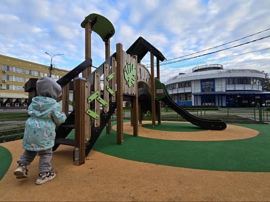 В Озёрах оборудовали новую игровую зону