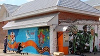 Коломну украсили граффити, посвященные Дню Победы