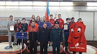 Серебряные призеры пожарно-прикладного спорта