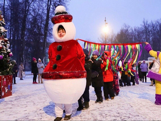 Двойное открытие зимнего сезона в Воскресенске 