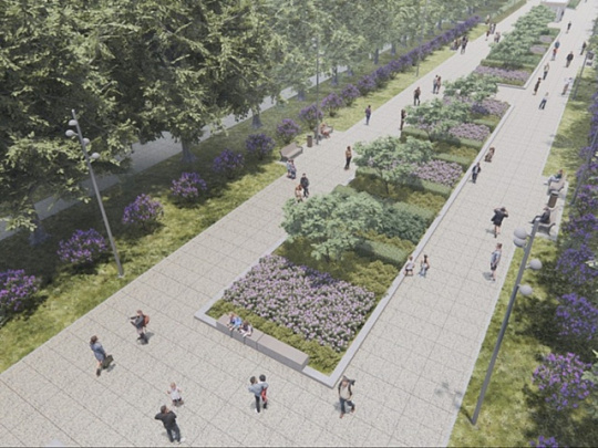 Обновлённую Каштановую аллею откроют в сентябре