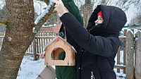 "Лесной дозор" из Песковской школы заботится о птицах