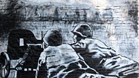 Коломну украсили граффити, посвященные Дню Победы