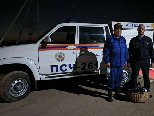 В Коломне спасатели вывели из леса заблудившегося пенсионера