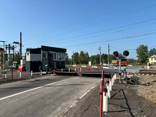 Движение автотранспорта через переезд 111 км у платформы Хорошово будет временно ограничено